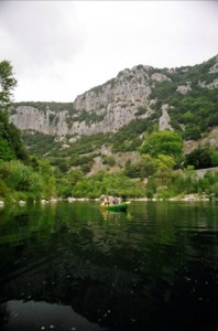 Canoeing on the Herault River